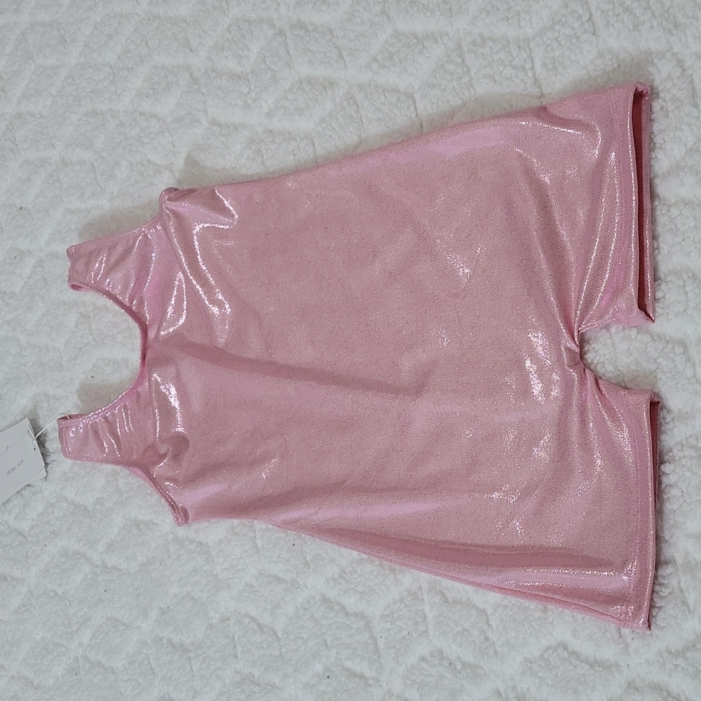Girls Gymnastics Leotard with Sparkly Shorts